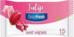 Deep Fresh Egzotik Çiçekler Tulip 15 Yaprak Cep Islak Mendil