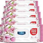 Deep Fresh Maxi Pack Islak Mendil Manolya 5 X 144 Yaprak