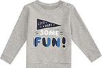 Defacto Erkek Bebek Fun Slogan Baskılı Sweatshirt