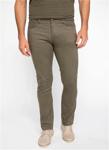 DeFacto Erkek Bruno Gabardin Slim Fit Pantolon Haki 38-30 Beden 223756822