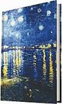 Deffter Art Of World Van Gogh-2 Starry Night Over The Rhone 96 Yaprak Çizgili Sert Kapak Defter