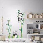 Dekor Loft Bambu Ve Panda Çocuk Odası Duvar Sticker