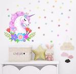 Dekor Loft Yıldızlı Unicorn Çocuk Odası Duvar Sticker