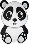 Dekoreko Figürlü Kids 549 Panda 100x160 cm Bebek Odası Halısı