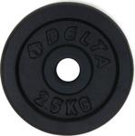 Delta 2,5 Kg X 2 Adet Dura-Strong Çiftli Siyah Döküm Plaka