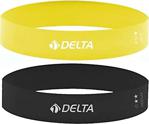 Delta 2'Li Aerobik Bandı Latex Bant Set Pilates,Yoga Lastiği Seti