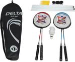 Delta 4 Badminton Raketi 3 Badminton Topu File & Demir Full Set