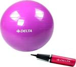 Delta 65 Cm Mor Deluxe Pilates Topu 25 Cm Pilates Topu Pompası