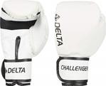 Delta Challenger Dura-Strong Beyaz-Siyah Boks Eldiveni - 8 oz - Beyaz