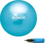 Delta Dura-Strong 65 cm Turkuaz Deluxe Pilates Topu + Orijinal Pilates Topu Pompası - DS 9543