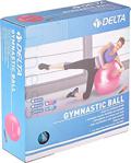 Delta Elite Pilates Egzersiz Topu Ve Top Pompası, Mavi, 65 Cm