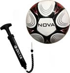 Delta Nova El Dikişli 5 Numara Futbol Topu + Top Pompası