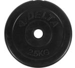 Delta Siyah Vinyl Kaplı Plaka ( Çiftli ) 2.5 Kg X 2 Adet Pvl 727