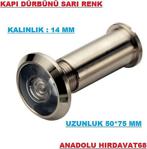 Delüx Kapı Dürbünü 14 Mm 50-75 Mm Çelik Kapı Dürbünü