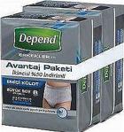 Depend Büyük Boy 8+8 2'li Avantaj Paket Erkek Emici Külot