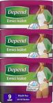 Depend Büyük Boy (L) 9'Lu 3 Paket Kadın Emici Külot