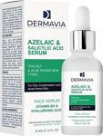 Dermavia Azelaıc & Salıcylıc Acıd Serum Yağlı Akne Eğilimli Cilt Tipleri Için Yüz Serumu 30 Ml