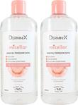 Derminix Micellar Kusursuz Makyaj Temizleme Suyu 400 Ml 2 Adet