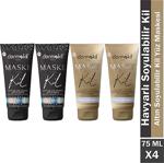 Dermokil Havyarlı & Gold Soyulabilir Maske 75 Ml X 4 Adet