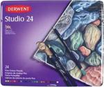 Derwent Studio Pencils Kuruboya Kalemi Teneke Kutu 24 Renk