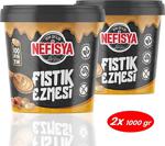 Deva Çiftliği 2 Kg Şekersiz Katkısız %100 Fıstık Ezmesi (2 X 1000 Gr)