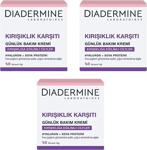 Diadermine Essentials Anti Age Kırışıklık Karşıtı 50 Ml 3 Adet Gündüz Kremi