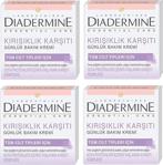 Diadermine Kırışıklık Karşıtı Krem Tüm Ciltler İçin 4 Adet X50 Ml