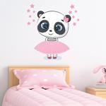 Dijitalya Balerin Panda Bebek Çocuk Odası Dekor Sticker