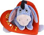 Disney WTP Temalı - Eeyore Kalp Halkalı 25 cm Peluş Oyuncak