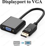 Displayport To Vga Çevirici Converter Dp To Vga Adaptör