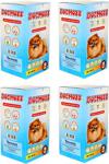 Dogmozz Premium Köpek Tuvalet Çiş Eğitim Pedi Yapışkan Bantlı 60X90 Cm 10 Lu Paket X4 Adet