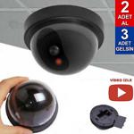 Dome Kamera Caydırıcı Sahte Kamera Led Işıklı Caydırıcı Güvenlik Kamerası Ücretsi̇z Kargo