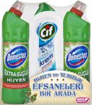 Domestos Dağ Esintisi 810 Gr 2'Li Çamaşır Suyu + Cif Krem 750 Gr