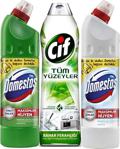 Domestos Dağ Esintisi 810 Gr Kar Beyaz 810 Gr Cif Tüm Yüzeyler Bahar 750 Ml