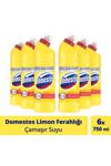 Domestos Limon Ferahlığı 750 Ml 6'Lı Çamaşır Suyu