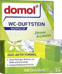 Domol Wc Kokusu - Klozet Blok Yedek Limon, 2X40 G 80 G