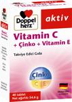 Doppelherz Aktiv Vitamin C + Çinko + Vitamin E 40 Tablet