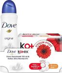 Dove Deodorant Original 150 Ml + Kotex Normal