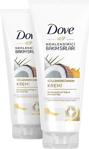 Dove Hindistan Cevizi Yağı Ve Zerdeçal Yağı Özlü Güçlendirici Saç Bakım Kremi 2X170 Ml