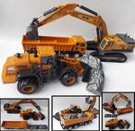 Dozer Kar Temi̇zleyi̇ci̇ Excavator Kamyon Metal Kepçeli̇ 3 Kirilmaz Oyuncak