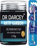 Dr Darcey Aktif Karbon 50 G Diş Temizleme Tozu + Pro-Flex 3 Boyutlu Beyazlık Luxe