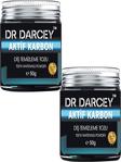 Dr Darcey Aktif Karbon Diş Temizleme Tozu 2X50 Gr