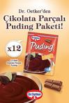 Dr. Oetker Puding Çikolata Parçalı 12'Li