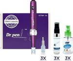 Dr. Pen X5-W Şarjlı Dermapen (Dr. Pen Türkiye Garantili) Mikro Iğneleme Cihazı Derma Pen Dermaroller Cihazı - Beyaz - 12 Pin İğne Kartuşu