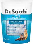 Dr. Sacchi Silica Kristal 1.4 kg / 3.2 lt Kedi Kumu