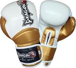 Dragon Carbon 5 Muay Thai Boks Ve Kick-Boks Eldiveni Beyaz