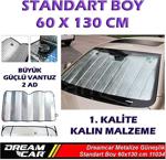 Dreamcar Metalize Güneşlik Balonlu 60X130 Cm 11034