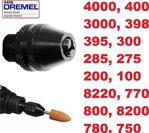 Dremel Mandrel Çelik 3 Çeneli Anahtarsız Mandren Chuck Metal Mandiren 3000 4000 398 285 770 285