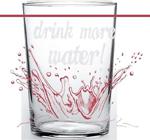 Drink More Water Kırmızı Su Bardağı 450 Ml