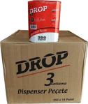 Drop Dispenser Masaüstü Peçete - 3 Katlama - 250 Adetlik 18 Paket - Koli